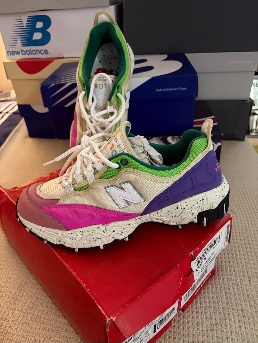 Paperboy Paris New Balance 801 collab sz 10.5